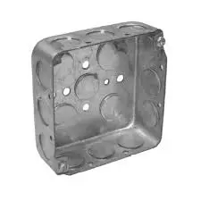 CAJA 4X4 METAL 1/2" KO