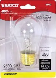 BOMBILLA SATCO 40W A15
