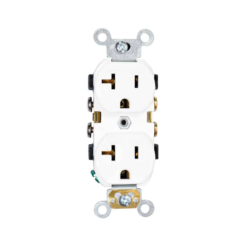 RECEPTACULO DOBLE 20AMP BLANCO OLEGRAND