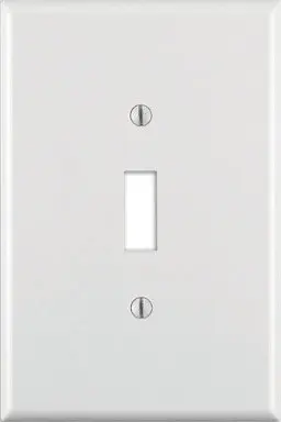 TAPA DE SWITCH RECTANGULAR BLANCA