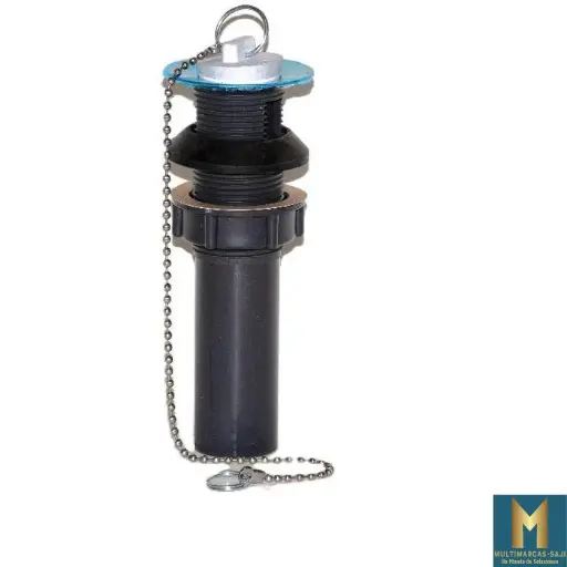 [BULK-GSP61BL] P.O.PLUG PLASTICO NEGRO