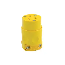 [1C-4887] CONECTOR PLASTICO AMARILLO 15AMP